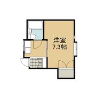 コーポ島祝202号室の間取り