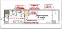 オリエンス夕陽丘の間取り