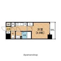 プレサンス難波ラフィーネの間取り