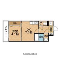ONE ROOF FLAT TENJINBASHIの間取り