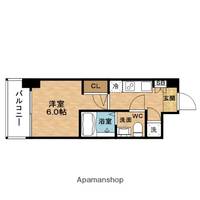 アドバンス西梅田ラシュレの間取り