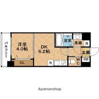 ALIVIS北梅田(アリヴィス)の間取り