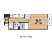 大阪府大阪市浪速区敷津東2丁目の賃貸マンションの間取り