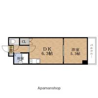 大阪府大阪市浪速区戎本町2丁目の賃貸マンションの間取り