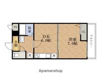 大阪府大阪市中央区瓦屋町2丁目の賃貸マンションの間取り