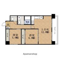 大阪府大阪市西区南堀江3丁目の賃貸マンションの間取り