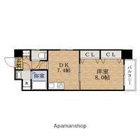 大阪府大阪市中央区南久宝寺町1丁目の賃貸マンションの間取り