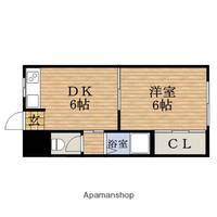 大阪府大阪市浪速区幸町1丁目の賃貸マンションの間取り