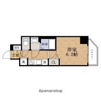 大阪府大阪市西区北堀江4丁目の賃貸マンションの間取り