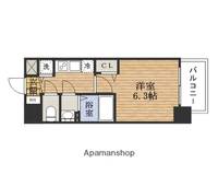 大阪府大阪市西区九条南2丁目(マンション)の賃貸物件の間取り