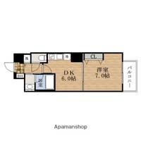 大阪府大阪市西区西本町1丁目の賃貸マンションの間取り