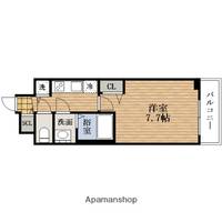 大阪府大阪市中央区谷町7丁目の賃貸マンションの間取り