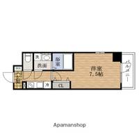 大阪府大阪市中央区南船場1丁目の賃貸マンションの間取り