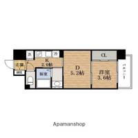 大阪府大阪市中央区南船場2丁目の賃貸マンションの間取り