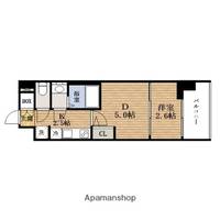 大阪府大阪市浪速区桜川1丁目の賃貸マンションの間取り