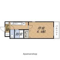大阪府大阪市西区新町1丁目の賃貸マンションの間取り
