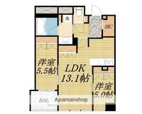 プレミストタワー靱本町の間取り