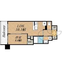 コンフォリア・リヴ北浜淡路町の間取り
