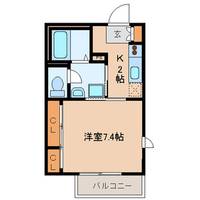 大阪府大阪市東成区東小橋3丁目の賃貸アパートの間取り