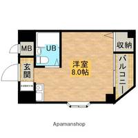 大阪府堺市堺区新在家町東2丁の賃貸マンションの間取り