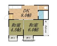 城間ハイツ203の間取り