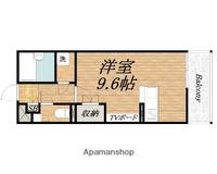 大阪府堺市堺区緑町2丁の賃貸アパートの間取り