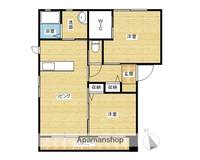 シャーメゾン岩出A-201の間取り