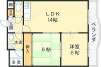 アルブル205の間取り