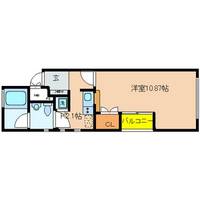 大阪府枚方市楠葉野田1丁目の賃貸マンション302号室の間取り