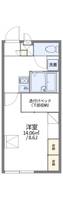 レオパレスプルメリアの間取り
