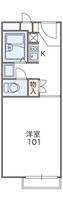 レオパレス春日の間取り