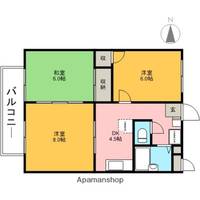 メロディーハイツ高槻Ⅱの間取り