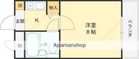 PALMIZIO花園Ⅱ201の間取り