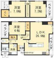 物件の間取り画像