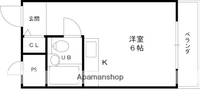 パームスクエア305の間取り