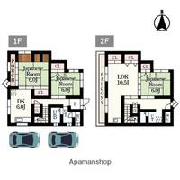 八尾市郡川6丁目戸建貸家ⅡⅡの間取り