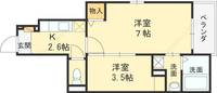 物件の間取り画像