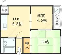 リブラン山内の間取り