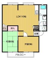 物件の間取り画像
