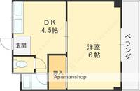 大阪府大阪市旭区中宮3丁目の賃貸マンションの間取り