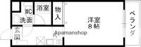 大阪府高槻市野見町の賃貸マンションの間取り