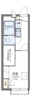 レオパレス森小路の間取り