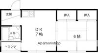大阪府高槻市明野町の賃貸マンション201の間取り