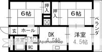 大阪府高槻市名神町の賃貸マンション302の間取り