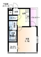 大阪府大阪市鶴見区今津中4丁目の賃貸アパートの間取り