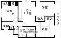 大阪府大阪市城東区新喜多東1丁目の賃貸マンションの間取り