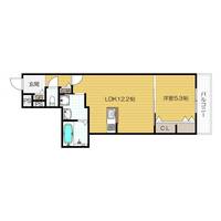 CASA BRANCHE201号室の間取り