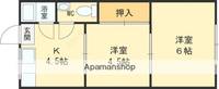 山昇マンション202の間取り