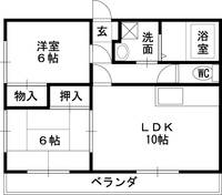 シンフォニーレジデンス石切03Cの間取り