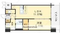 大阪府東大阪市下小阪5丁目の賃貸マンションの間取り